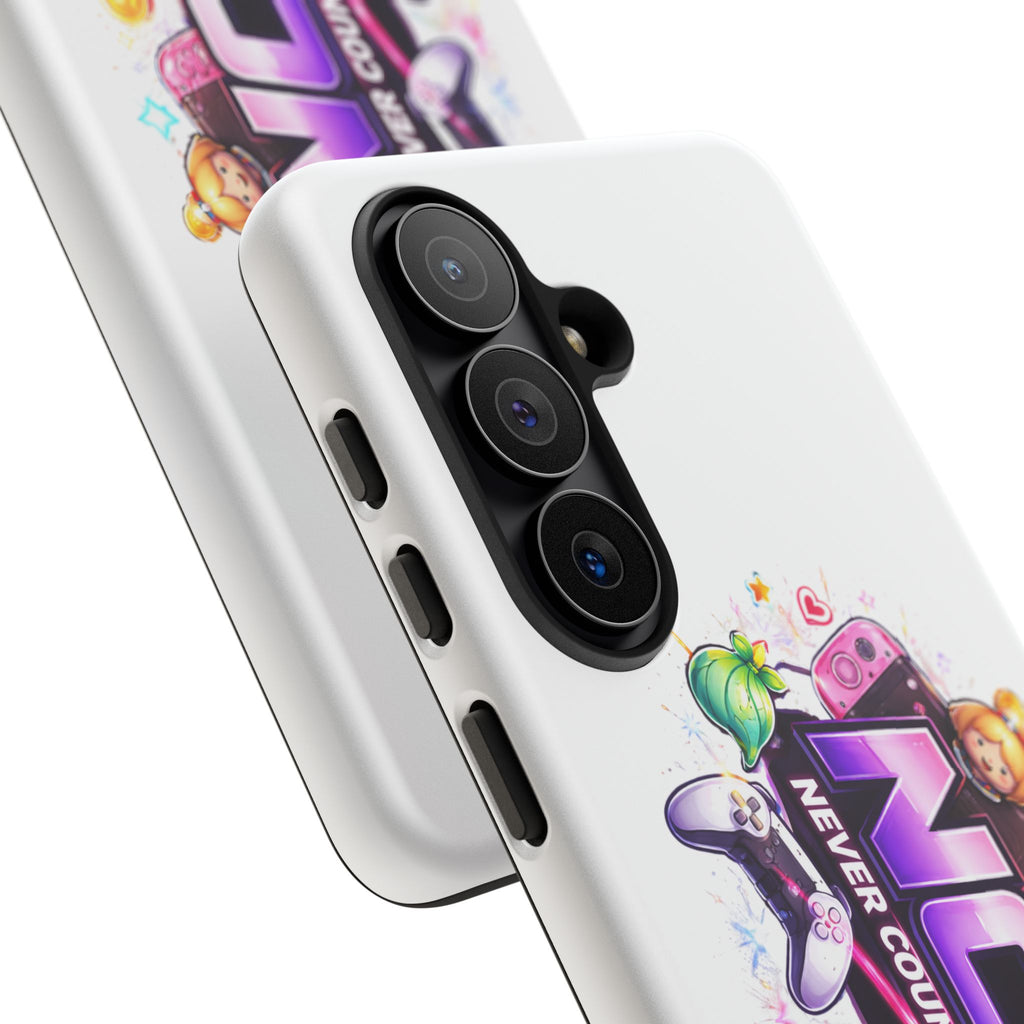 Phone Case — "NCO Never Counted Out" Colorful Gaming Logo Protective Case