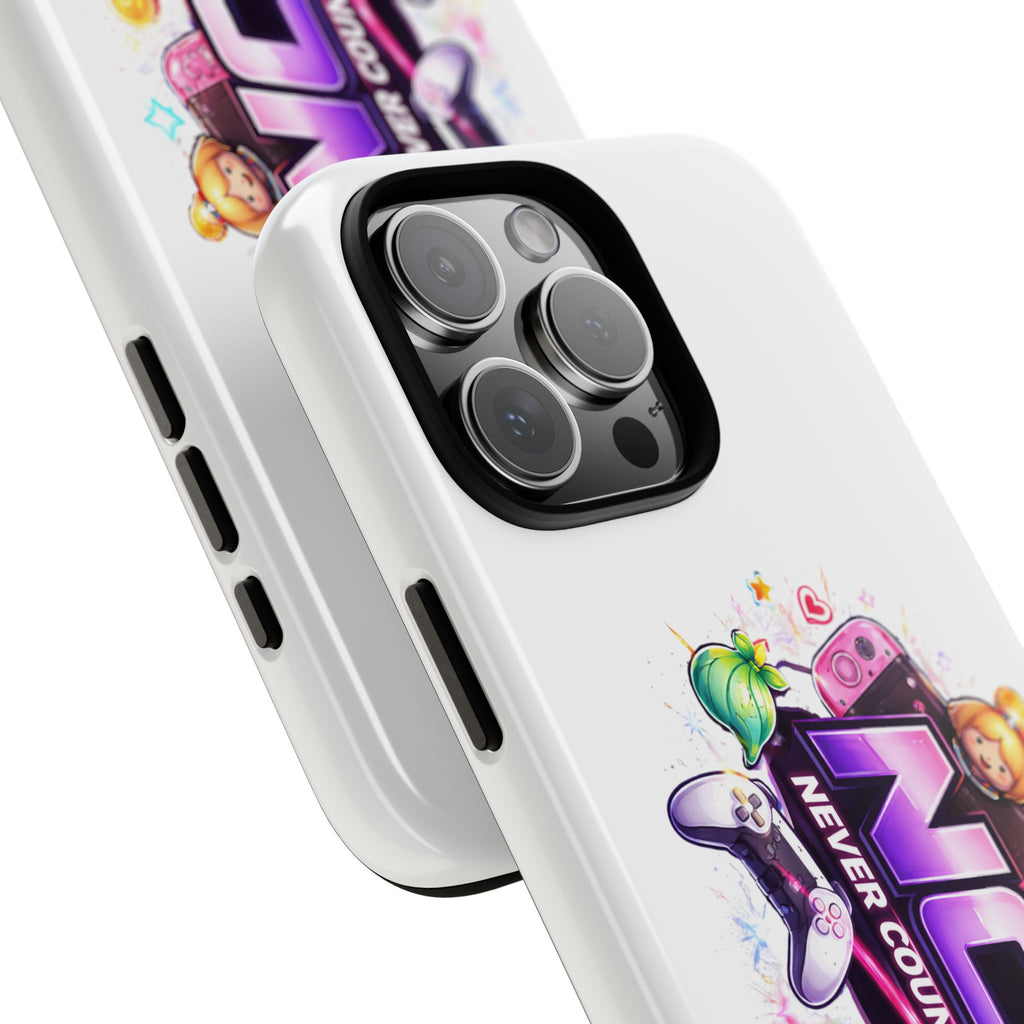 Phone Case — "NCO Never Counted Out" Colorful Gaming Logo Protective Case