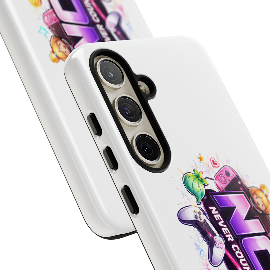 Phone Case — "NCO Never Counted Out" Colorful Gaming Logo Protective Case