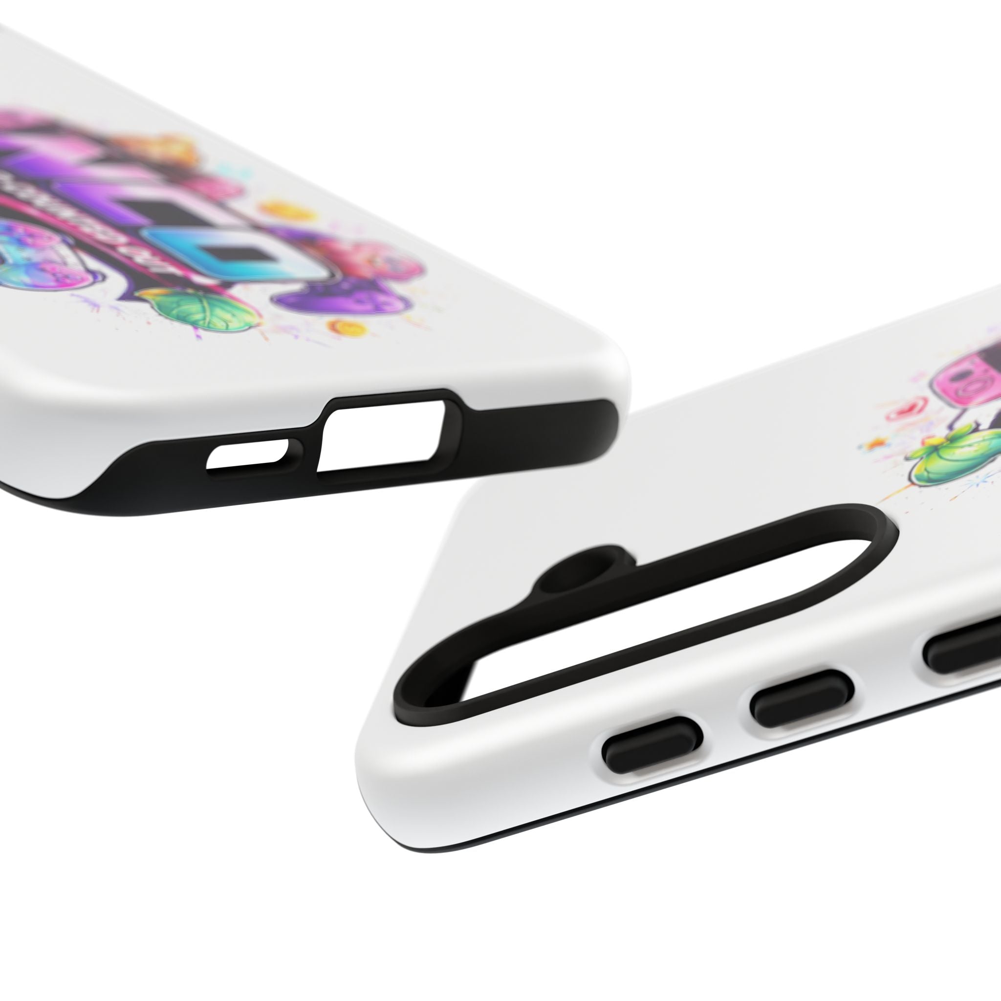 Phone Case — "NCO Never Counted Out" Colorful Gaming Logo Protective Case