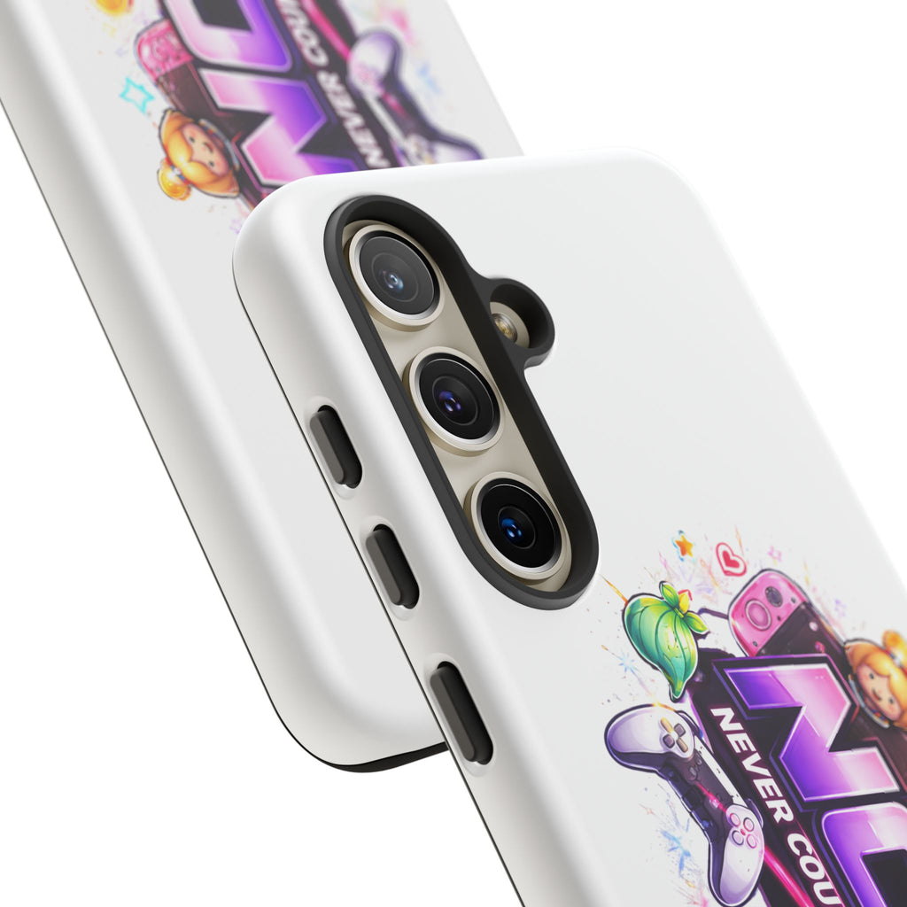 Phone Case — "NCO Never Counted Out" Colorful Gaming Logo Protective Case