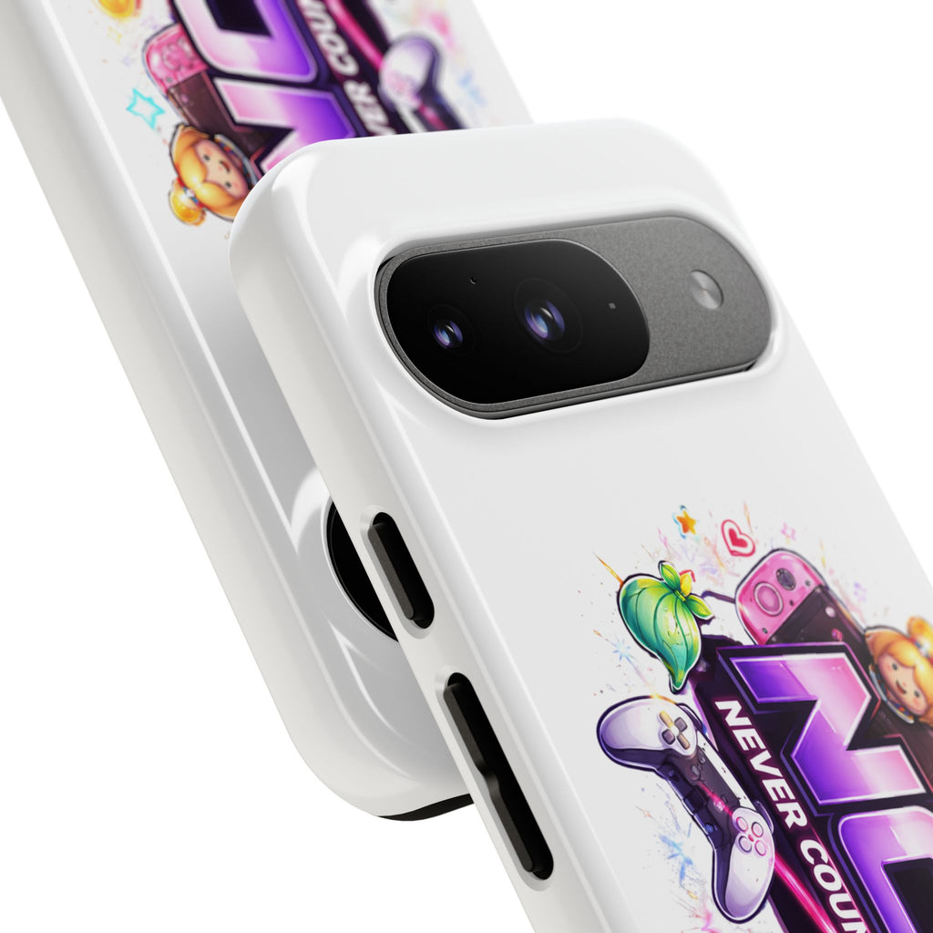 Phone Case — "NCO Never Counted Out" Colorful Gaming Logo Protective Case