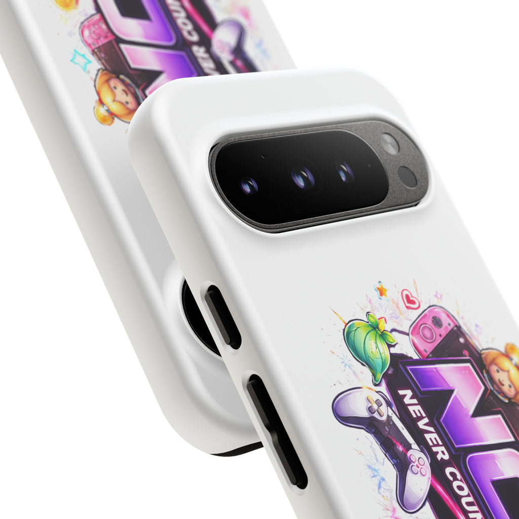 Phone Case — "NCO Never Counted Out" Colorful Gaming Logo Protective Case