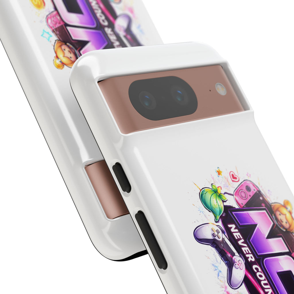 Phone Case — "NCO Never Counted Out" Colorful Gaming Logo Protective Case