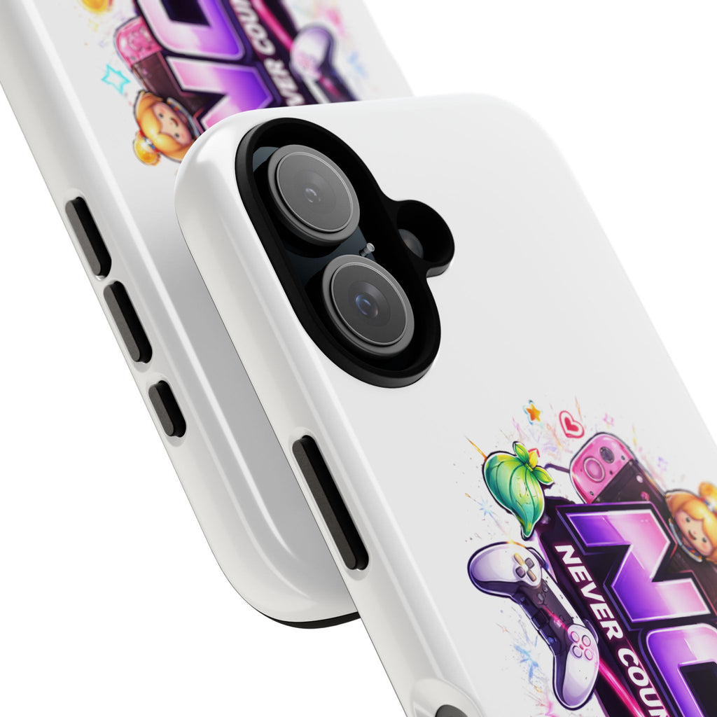 Phone Case — "NCO Never Counted Out" Colorful Gaming Logo Protective Case
