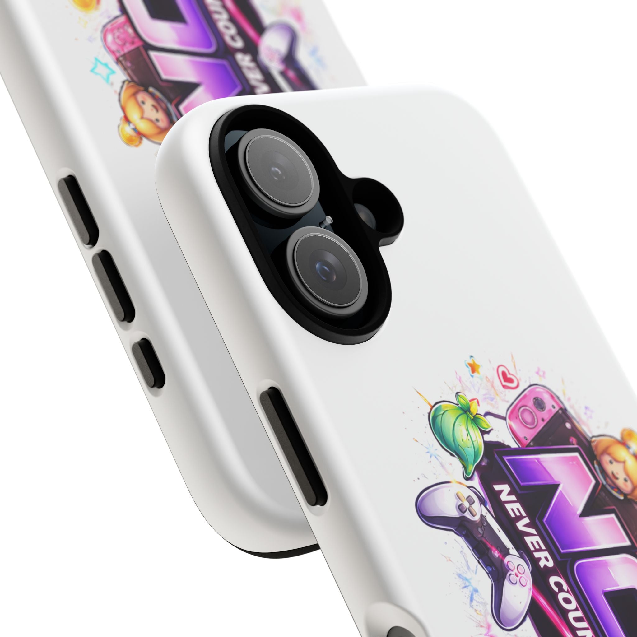Phone Case — "NCO Never Counted Out" Colorful Gaming Logo Protective Case