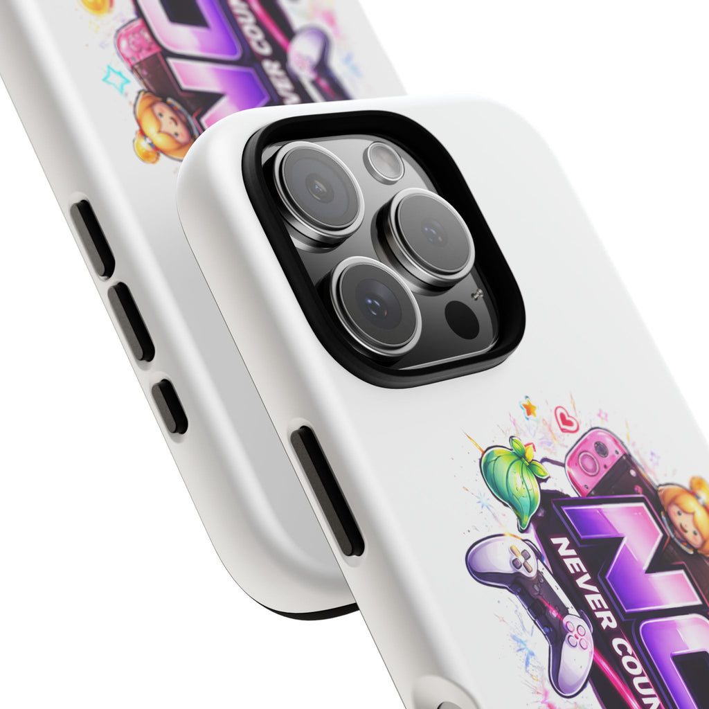 Phone Case — "NCO Never Counted Out" Colorful Gaming Logo Protective Case