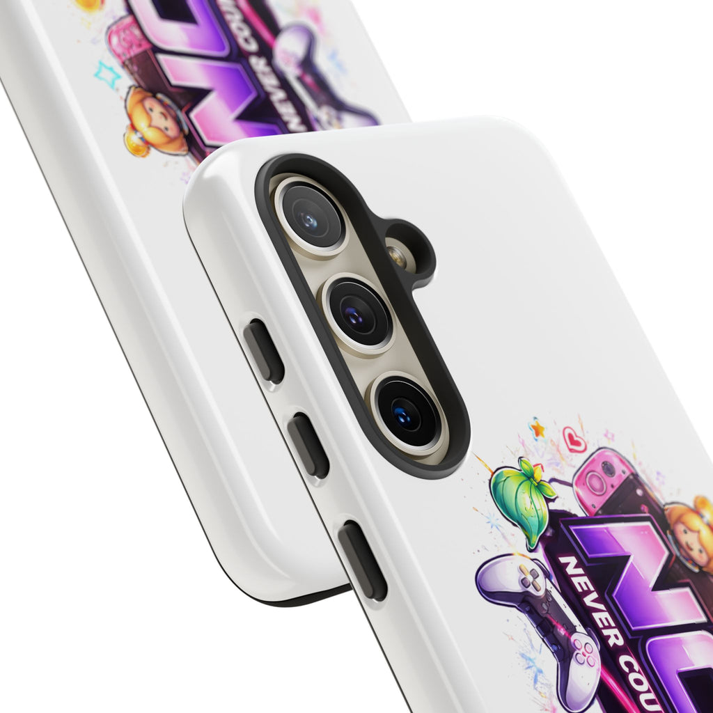 Phone Case — "NCO Never Counted Out" Colorful Gaming Logo Protective Case