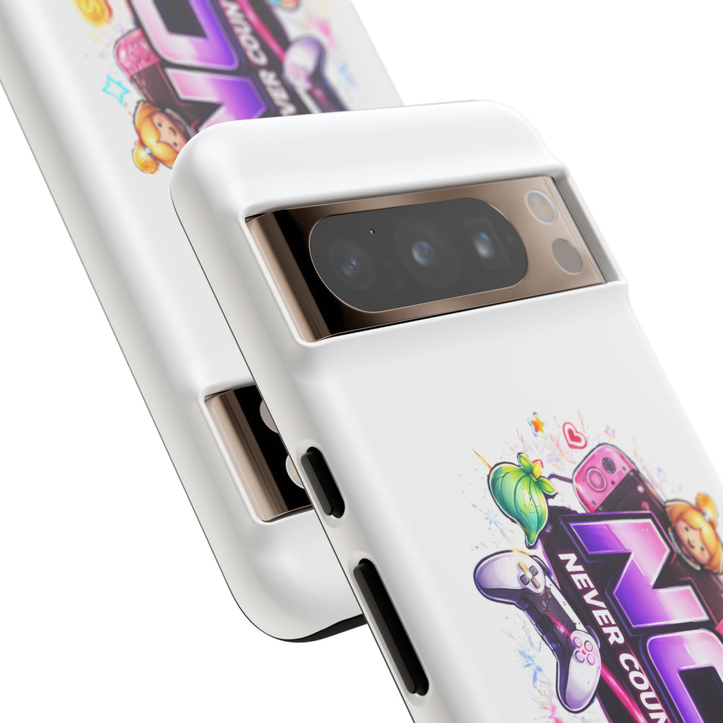Phone Case — "NCO Never Counted Out" Colorful Gaming Logo Protective Case
